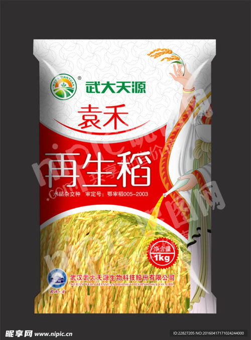 水稻种子包装袋与香酱饼袋的正面展开图设计指南